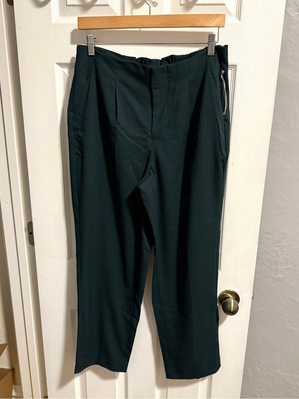 NWT A New Day Target brand Green Pants, Tapered Leg, Size 12 work pants